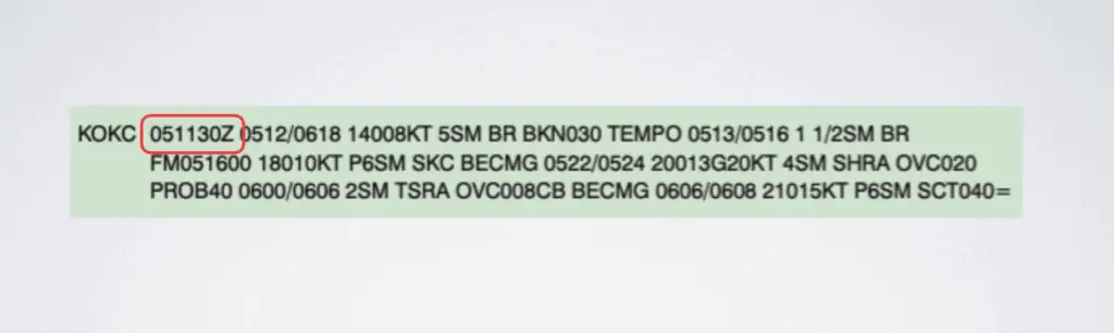 how to read TAFs and METARs