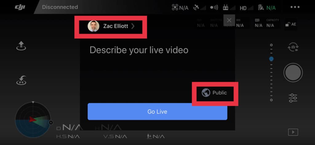 enable live streaming for your youtube account dji